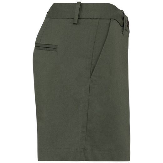 Eco-friendly ladies chino bermuda shorts