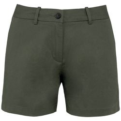 Eco-friendly ladies chino bermuda shorts