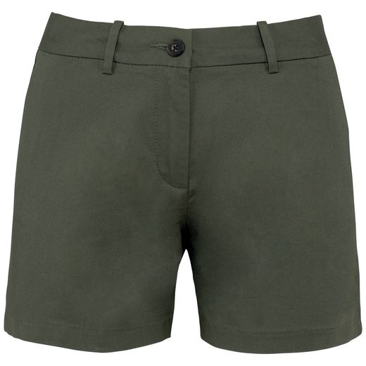 Eco-friendly ladies chino bermuda shorts