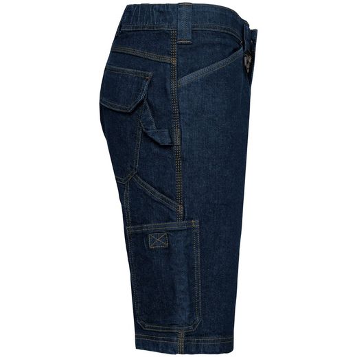 Bermuda denim multibolsillos hombre