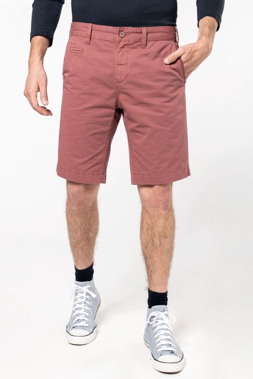 Men's Washed Effect Bermuda