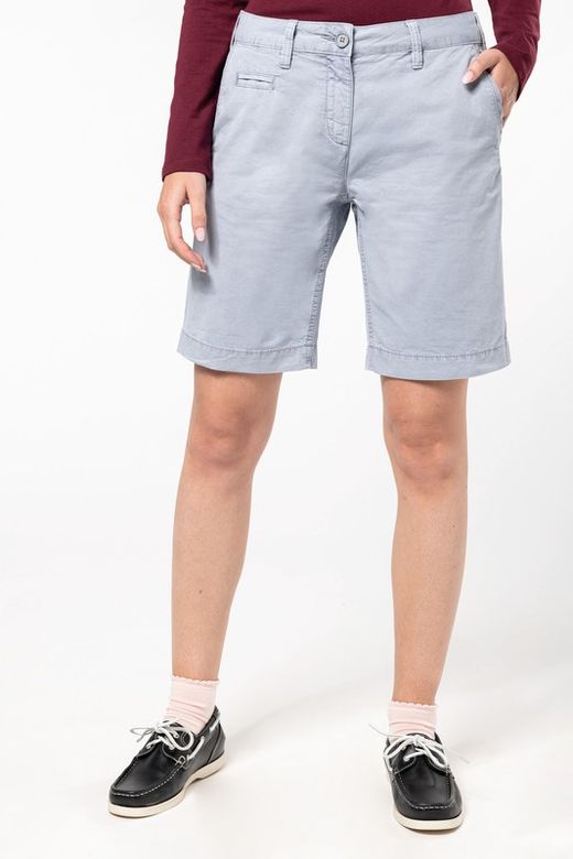 Women's Washed Effect Bermuda
