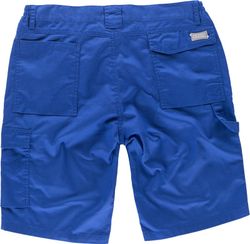 Zwei-Wege-Stretch-Bermudashorts, Mehrfachtaschen und Details Azulina