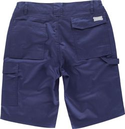 Zwei-Wege-Stretch-Bermudashorts, Multi-Pocket- und Marine-Details kombiniert