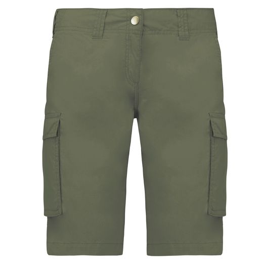 Leichte Bermudashorts für Frauen mit mehreren Taschen