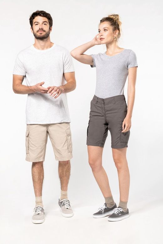 Leichte Bermudashorts für Frauen mit mehreren Taschen