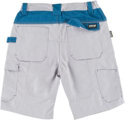 Bermuda Multi-Pocket mit Verstärkung im Kragen Hellgrau / Stewardess
