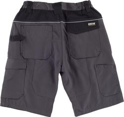 Bermuda Multi-Pocket mit Verstärkung im Kragen Dunkelgrau Schwarz