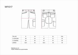 Bermuda Multi-Pocket mit Verstärkung im Kragen Brown Green Lime