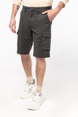 Bermuda multibolsillos hombre