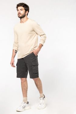 Bermuda multibolsillos hombre