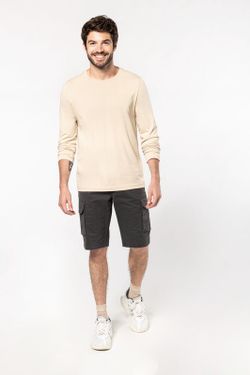 Bermuda multibolsillos hombre