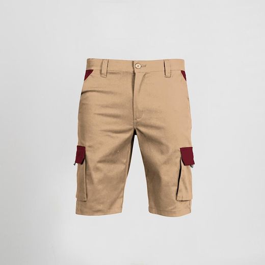 Bermuda Unisex Multibolsillos Elastico Gamo Combinada
