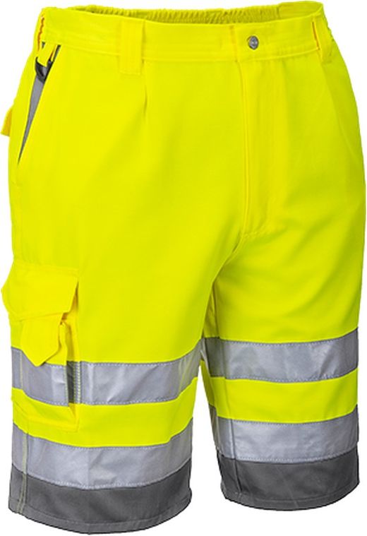 Bermudas de alta visibilidad de polialgodón