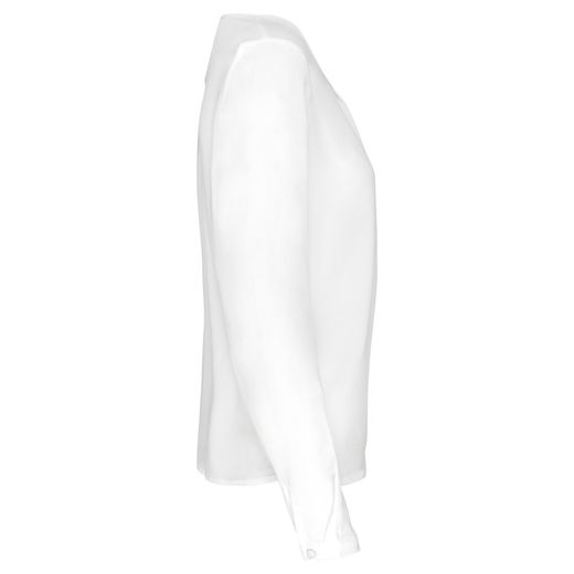 Langarm-Kreppbluse für Damen