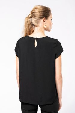 Blusa crepe mujer
