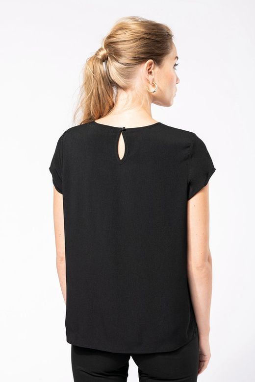 Blusa crepe mujer