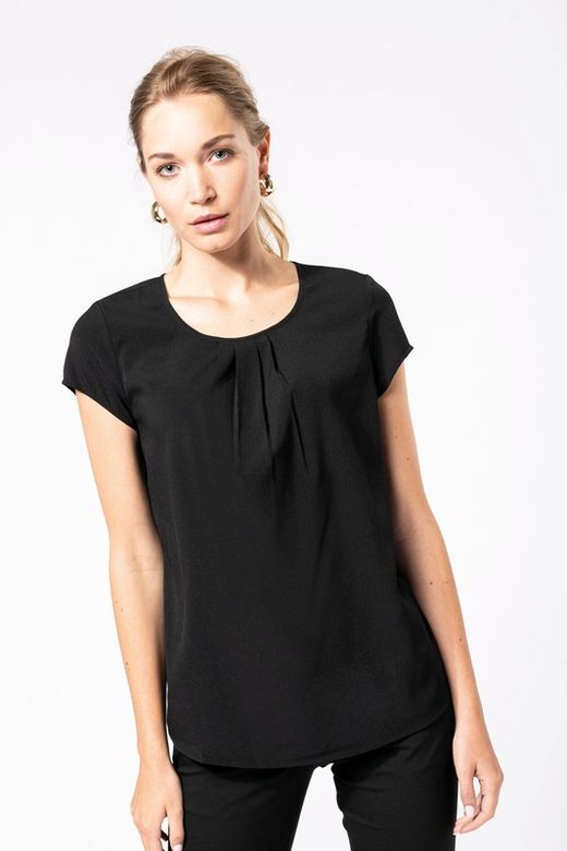 Blusa crepe mujer
