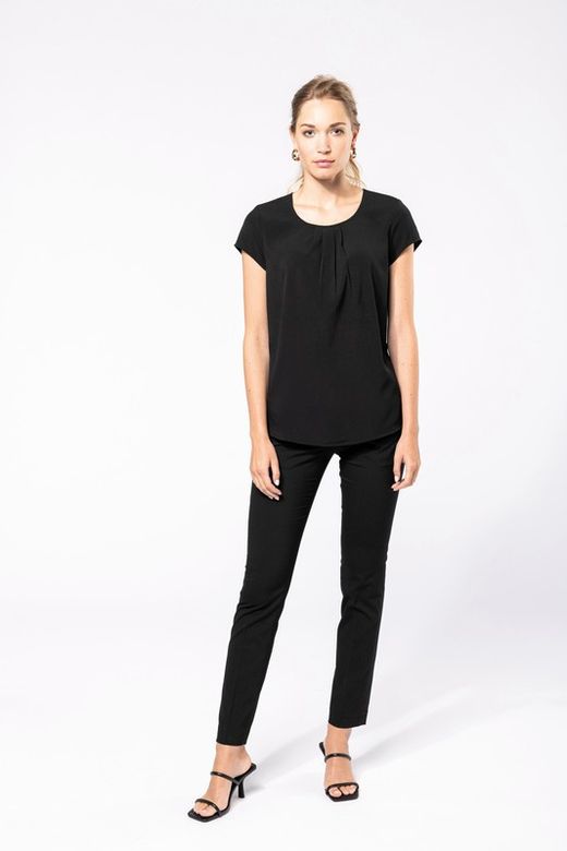 Blusa crepe mujer