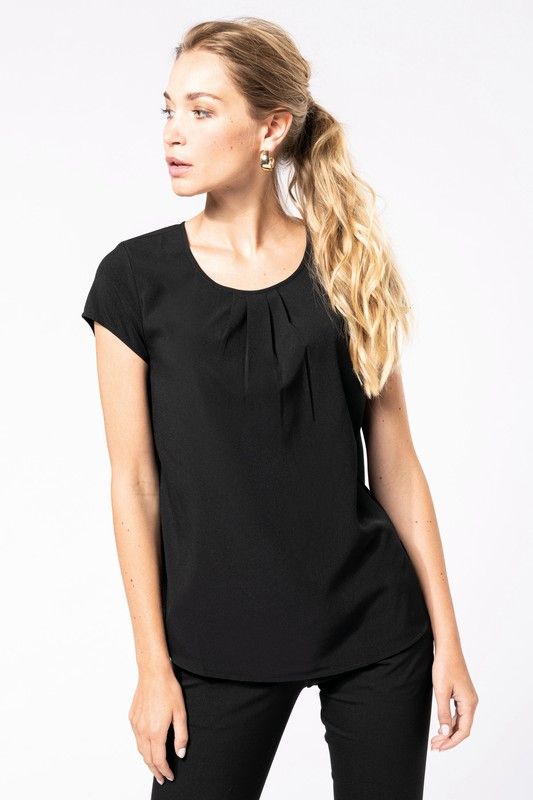 Blusa crepe mujer