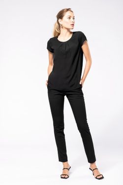 Blusa crepe mujer