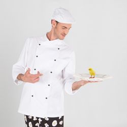 Chaqueta Hombre Cocina Niza  (Boton Aparte)