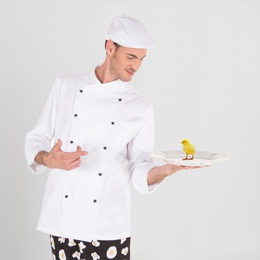 Chaqueta Hombre Cocina Niza  (Boton Aparte)