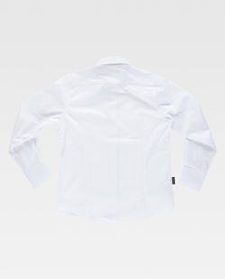 Blusa sem mangas comprida branca sem bolso