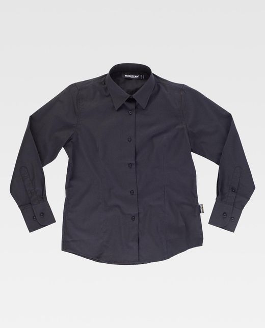 Blusa sem mangas comprida preta sem bolso