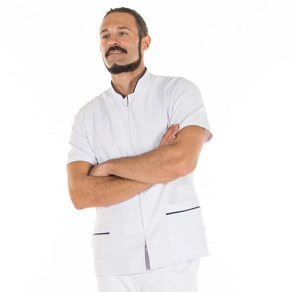 Blusa Hombre Carlos Peach Blanco XS