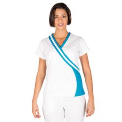 Blusa Sanitario Mujer Combinada