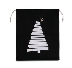 Baumwolltasche Kordelzugverschluss, Pine Design