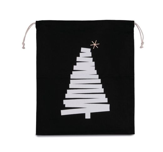 Baumwolltasche Kordelzugverschluss, Pine Design