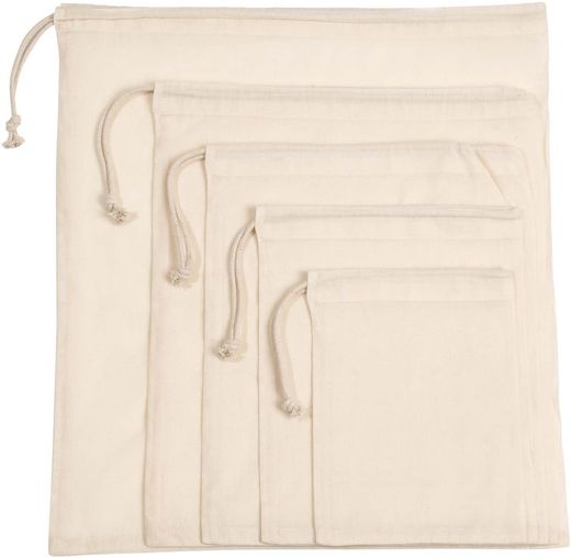 Bio-Baumwolltasche - Kordelzugverschluss