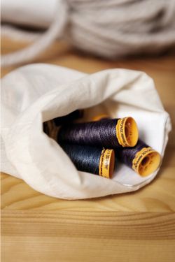 Borsa in cotone biologico - Chiusura con coulisse