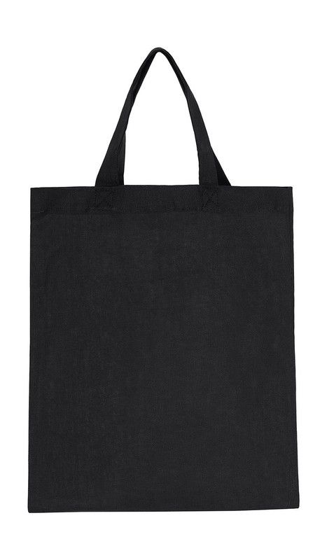 Bolsa algodón pequeña asa corta