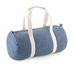 Denim zylindrische Tasche