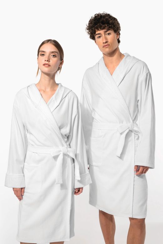 Bademantel mit Kapuze Bio