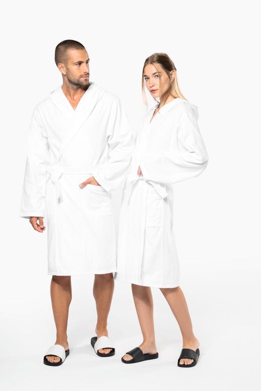Bademantel mit Kapuze Bio