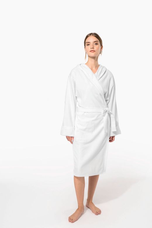 Bademantel mit Kapuze Bio