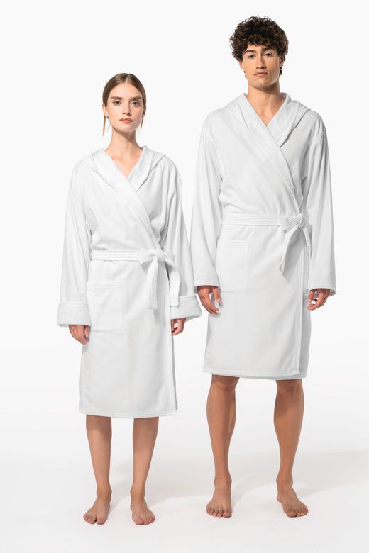 Bademantel mit Kapuze Bio