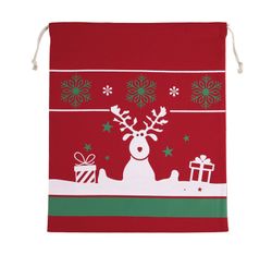 Borsa con coulisse con motivi natalizi