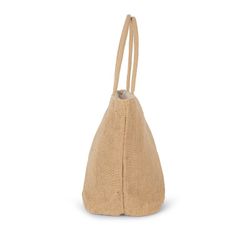 Bolsa de compras de hilos de yute tejidos, efecto de tejido de punto