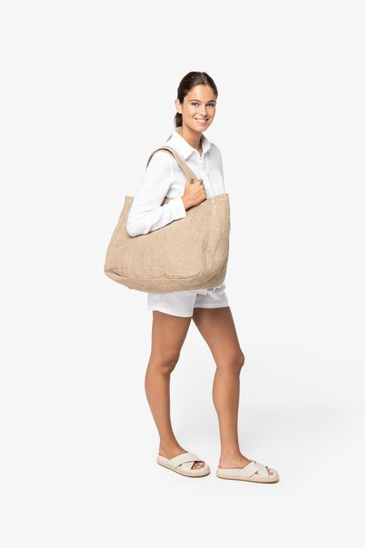 Bolsa de compras de yute