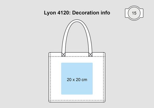 Lyon Vlies Einkaufstasche