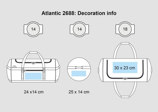 Bolsa de deporte grande Atlantic