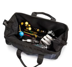 Bolsa de herramientas con fondo de plástico