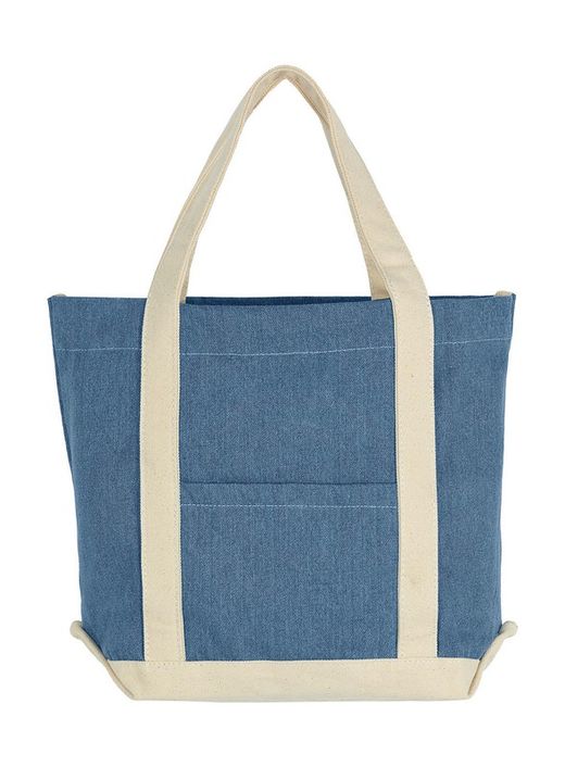 Denim-Einkaufstasche