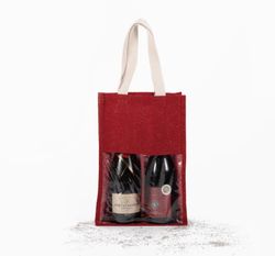 Jutetasche für Flaschen
