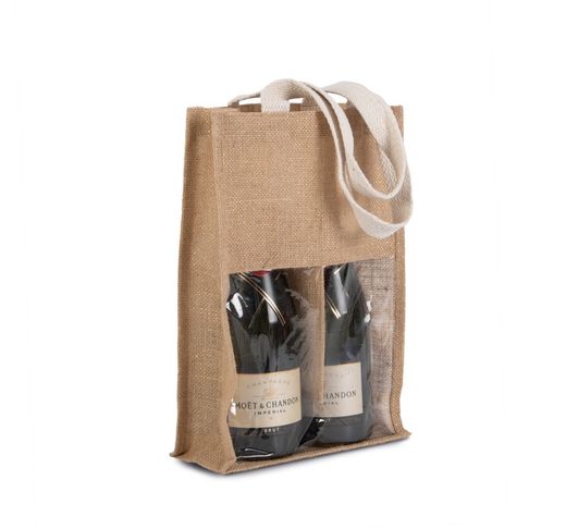Jutetasche für Flaschen